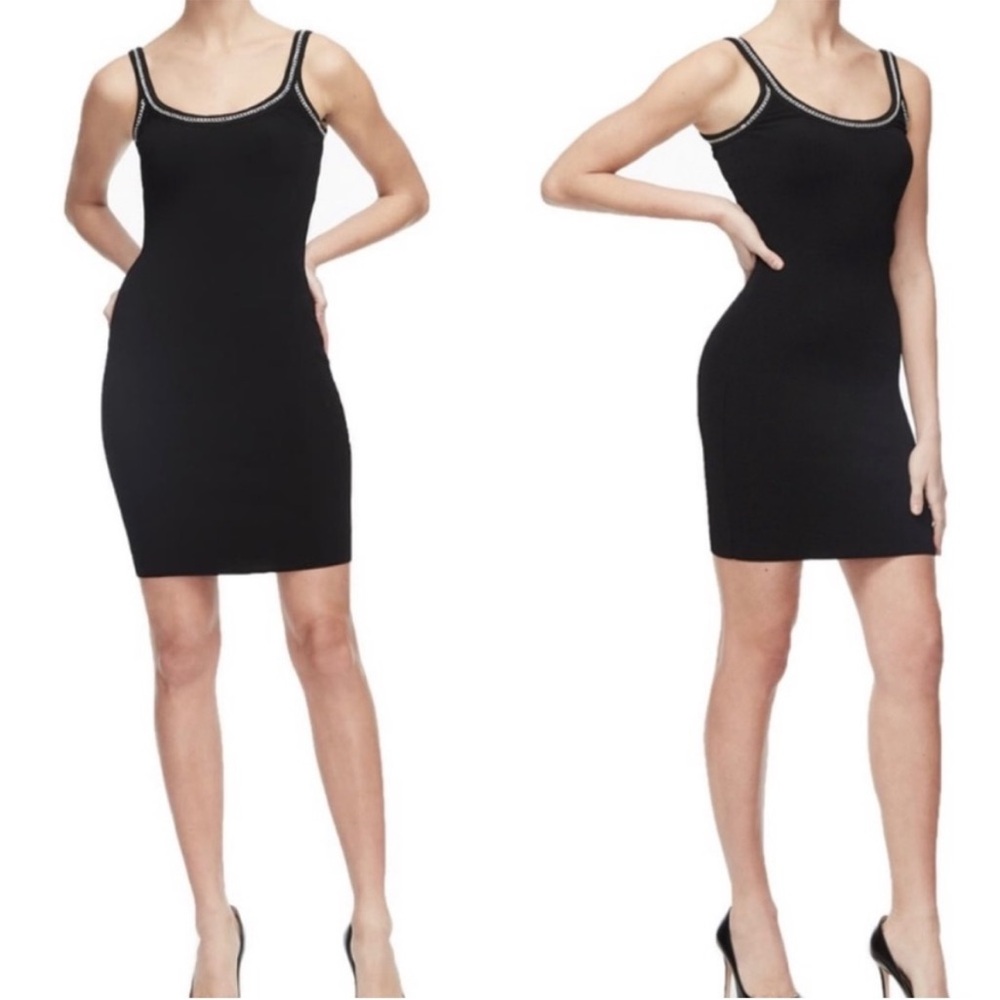 Good American Chain Knit Tank Dress
